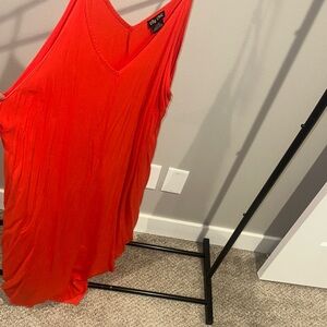 City Chic Red Midi Dress